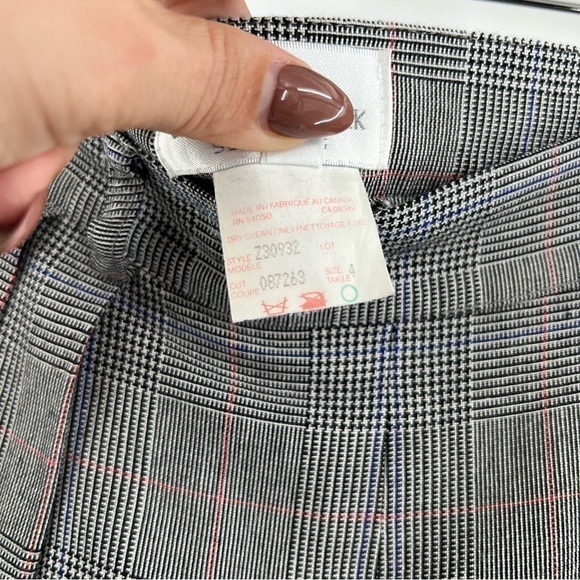 VINTAGE Jones New York Glen check high rise trousers - Picture 7 of 7